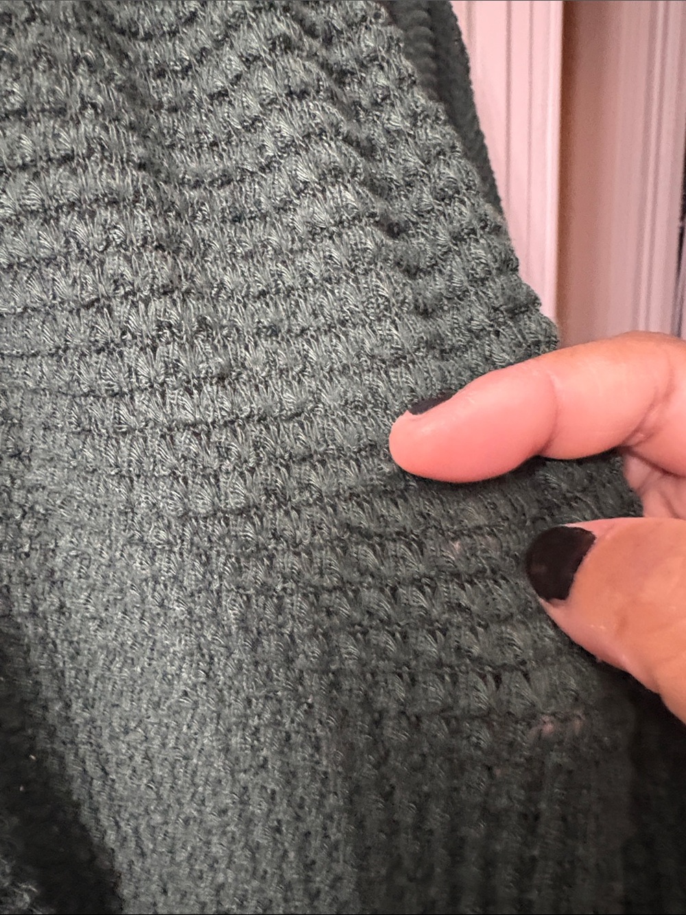 Disturbia Waffle-Knit Cardigan size 16 - Picture 4 of 6